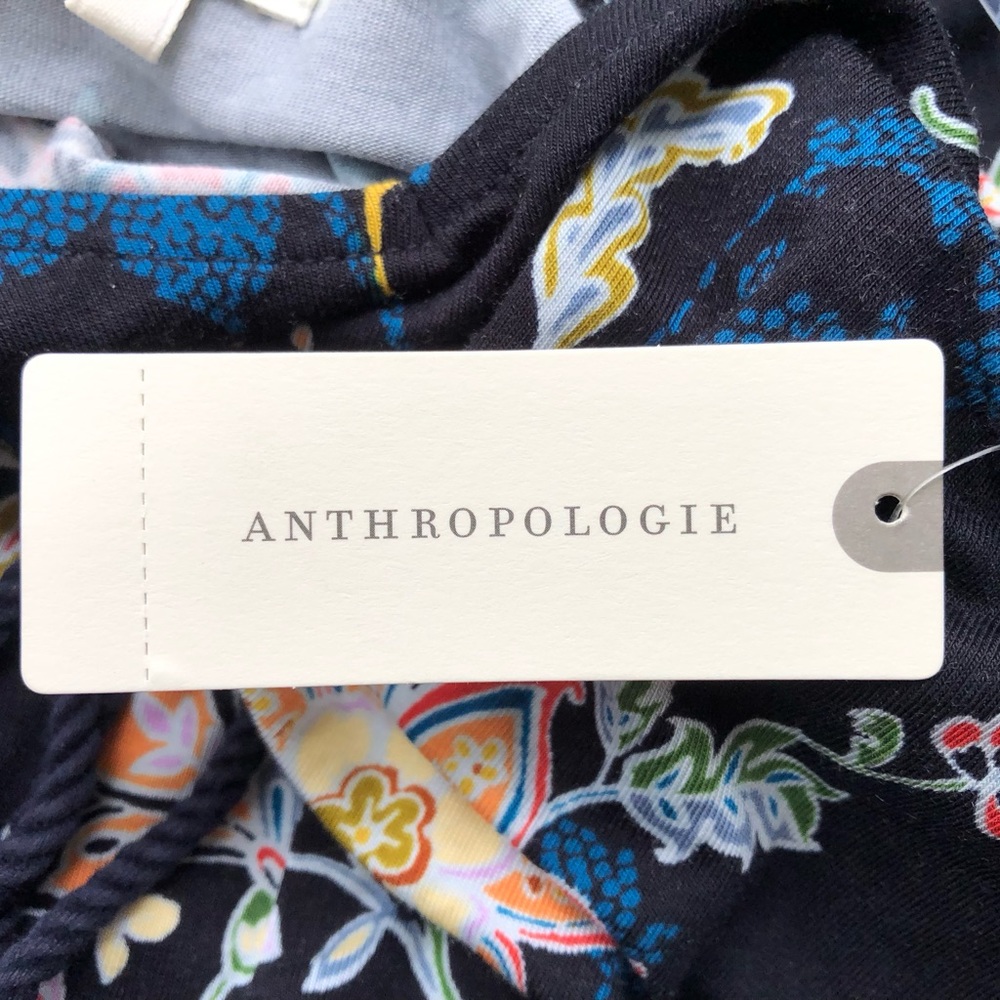 ANTHROPOLOGIE Luka Floral Sleeveless Jogger Jumpsuit Medium NWT - Picture 7 of 11